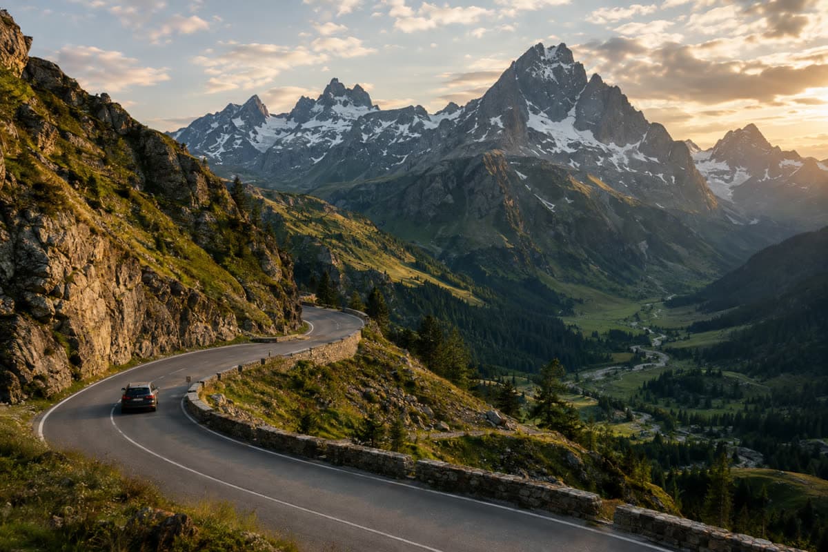 All Europe travel scene